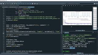 Measuring FWHM of SR