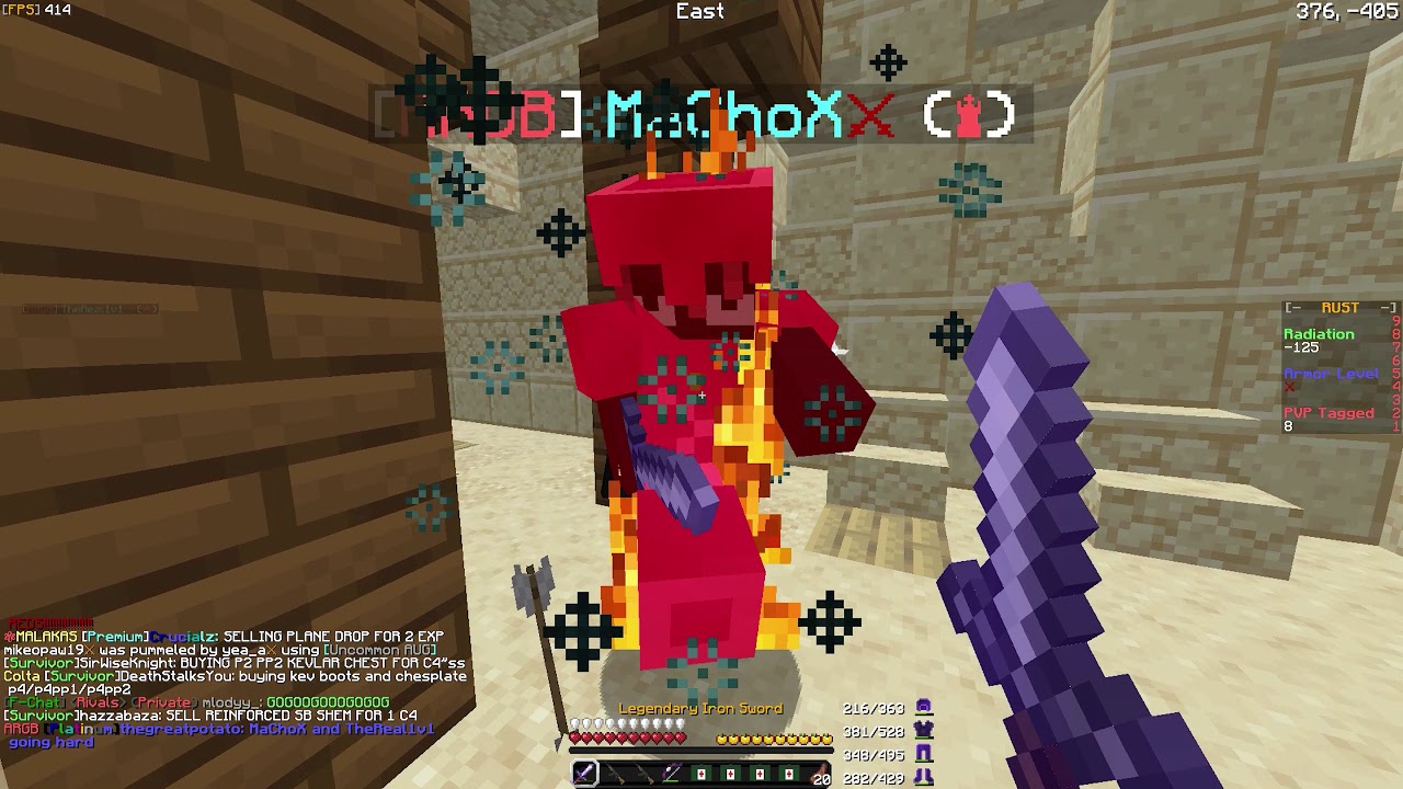 Hit em with the Wombo Combo they never comin back | Minecraft Rust ...