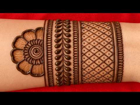Most Easy and Beautiful Mehndi Design | Unique Back Hand Henna Mehndi | Mehandi Ka Design | Mehndi