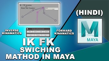 Maya rigging tutorial 2020 Ik Fk switch  HINDI || Tutomator || Praveer Das ||