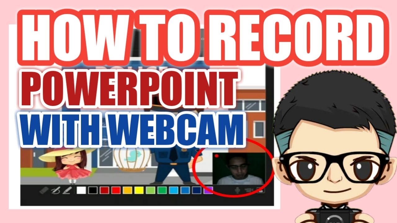 record presentation with webcam