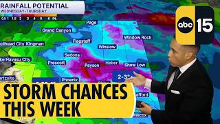 Active Weather Pattern Brings Continued Storm Chances to Arizona