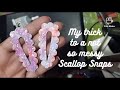 Tips and Tricks to a not so messy scallop snap clips