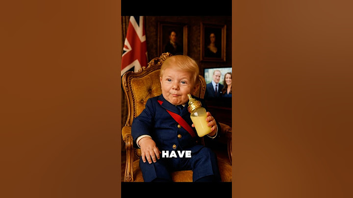 Baby Trump: “Everyone’s Going Nuts Over Young Prince William & Kate!” 👶👑😂  #babytrump