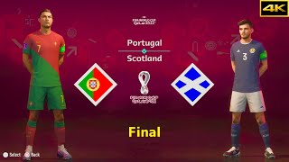 FIFA 23 | PORTUGAL vs. SCOTLAND | RONALDO vs. ROBERTSON | FIFA WORLD CUP FINAL | [4K]