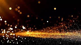Gold Dust Animation Background Video | Gold Glitter Sparkling Background Video | Wedding Background