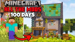 I Survived 100 Days in ALL The Mods 10 in Minecraft