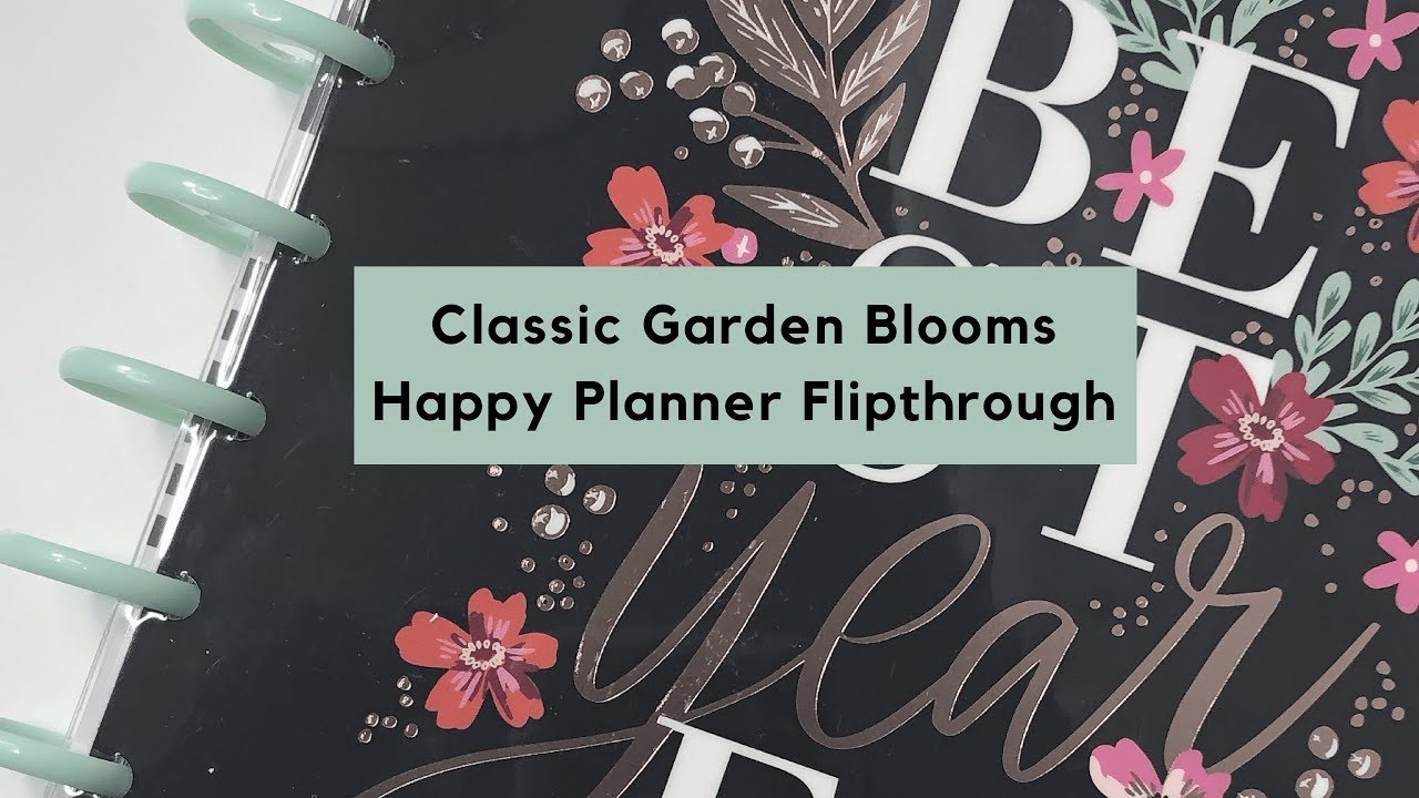 happy planner garden