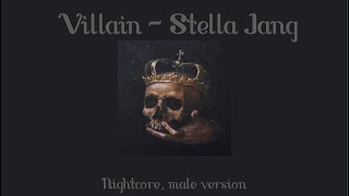 Villain - Stella Jang (nightcore, male version)