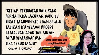 REACTION Draw my life Mas Krisna KOALAPO - BANGGA!!