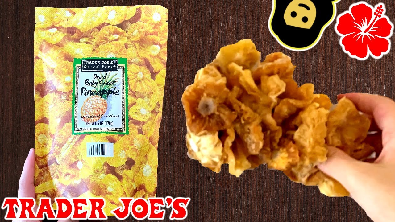 🇹🇭 Dried Baby Sweet Pineapple Trader Joe’s Product Review YouTube