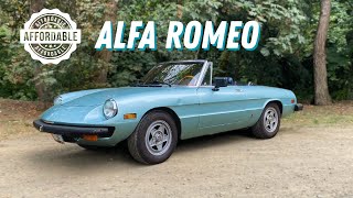 1982 Alfa Romeo Spider – Classic Italian Sports Car You Can Still Afford