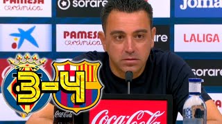 Rueda prensa XAVI: VILLARREAL 3-4 FC BARCELONA