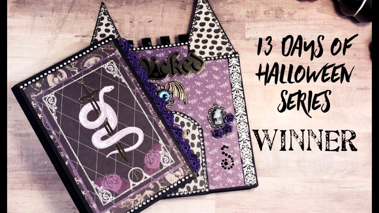 13 Days of Halloween // Winner Announcement scrapbooking tiendas