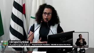 Audiência Pública - 15 de setembro de 2026 (Regularização Fundiária – REURB do bairro Pró-Povo)
