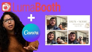 HOW TO MAKE A TEMPLATE ON LUMA BOOTH USING CANVA! PHOTO BOOTH SOFTWARE TEMPLATES screenshot 4