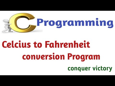 C Program to convert Celsius to Fahrenheit | Tamil | Conquer victory