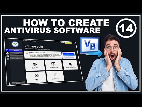 How to Create Antivirus Software VB.Net - 2022 Edition [UI DESIGN 12]