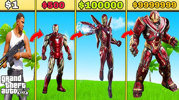 Franklin Stealing IRON MAN $1,000,000,000 SUIT in GTA 5