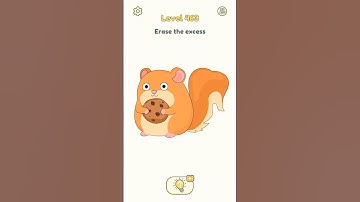 DOP 2 Level 463 Erase the excess part of this mouse 〽️| #shorts