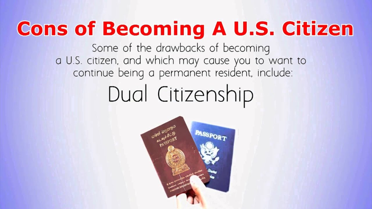 Should I become a US Citizen or stay with green card? - YouTube