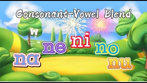Blending Consonant and Vowel sounds| na ne ni no nu |English Phonics| Lesson 5