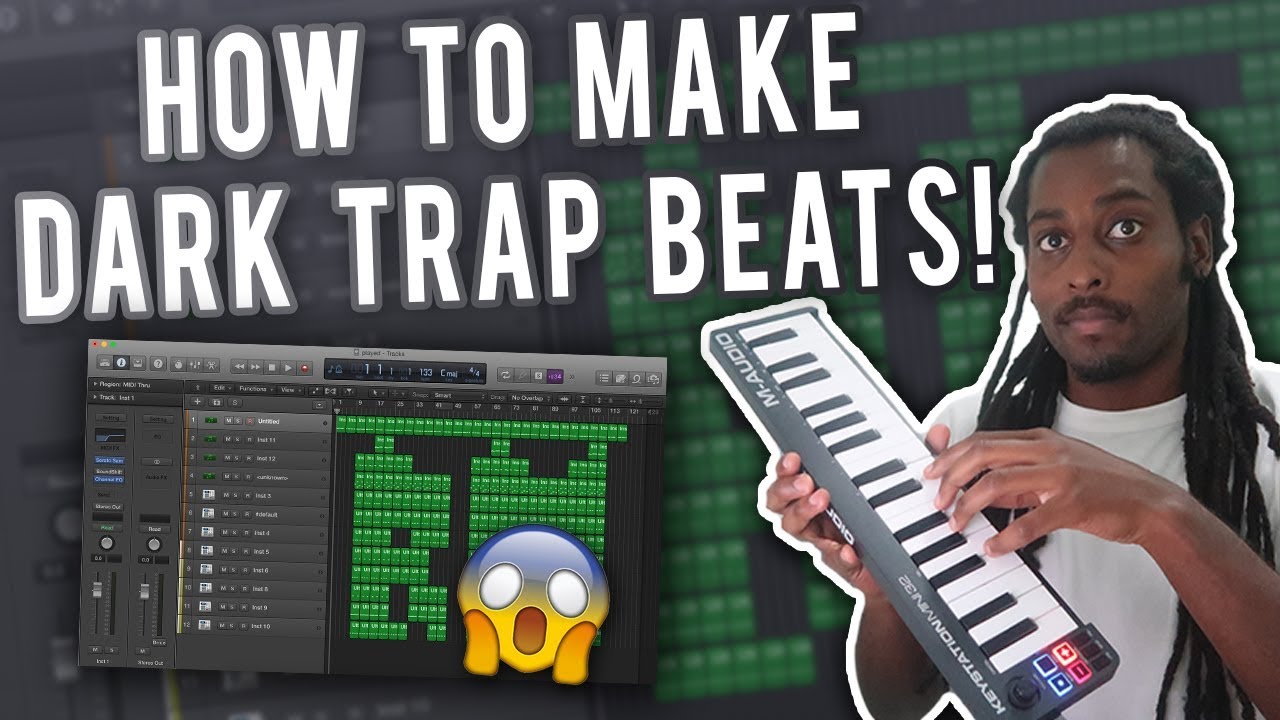 How to make DARK Trap Beats | Logic Pro X Tutorial - YouTube