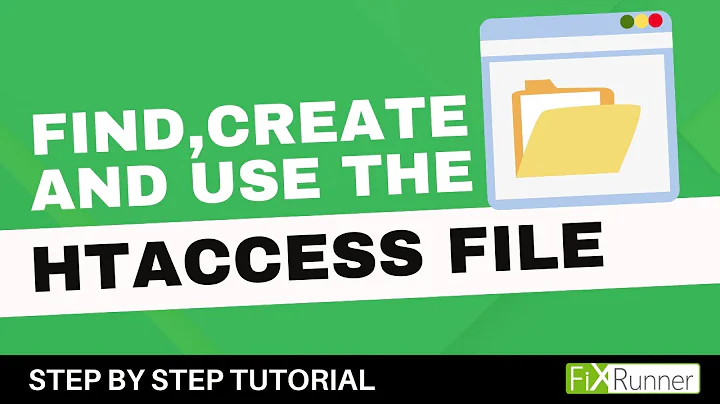 How To Find, Create And Use The htaccess File In WordPress - FixRunner