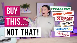 Buy This NOT That – The Best Deals – Cricut Tools & Cricut Blanks