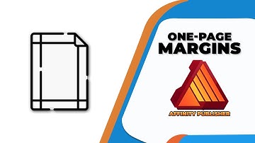 How to add one page margins in Affinity publisher