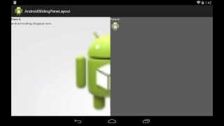 Android SlidingPaneLayout example Profile