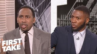 Stephen a. smith says jon gruden "looks a bit silly" by saying the
oakland raiders didn't have pass rush in their week 1 loss to los
angeles rams, beca...