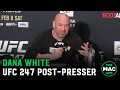 Dana White: 'I had Dominick Reyes winning 3-2' over Jon Jones | UFC 247 Post-Fight Press Conference