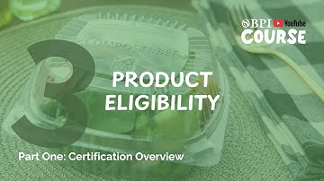 1.3 - Certification Overview: Product Eligibility
