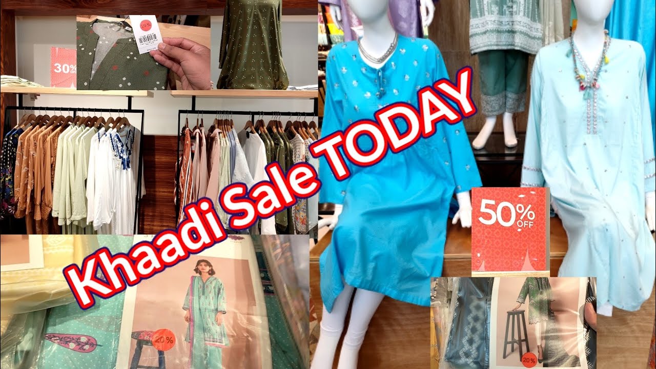 khaadi sale 2022 | khaadi new collection | khaadi sale today - YouTube