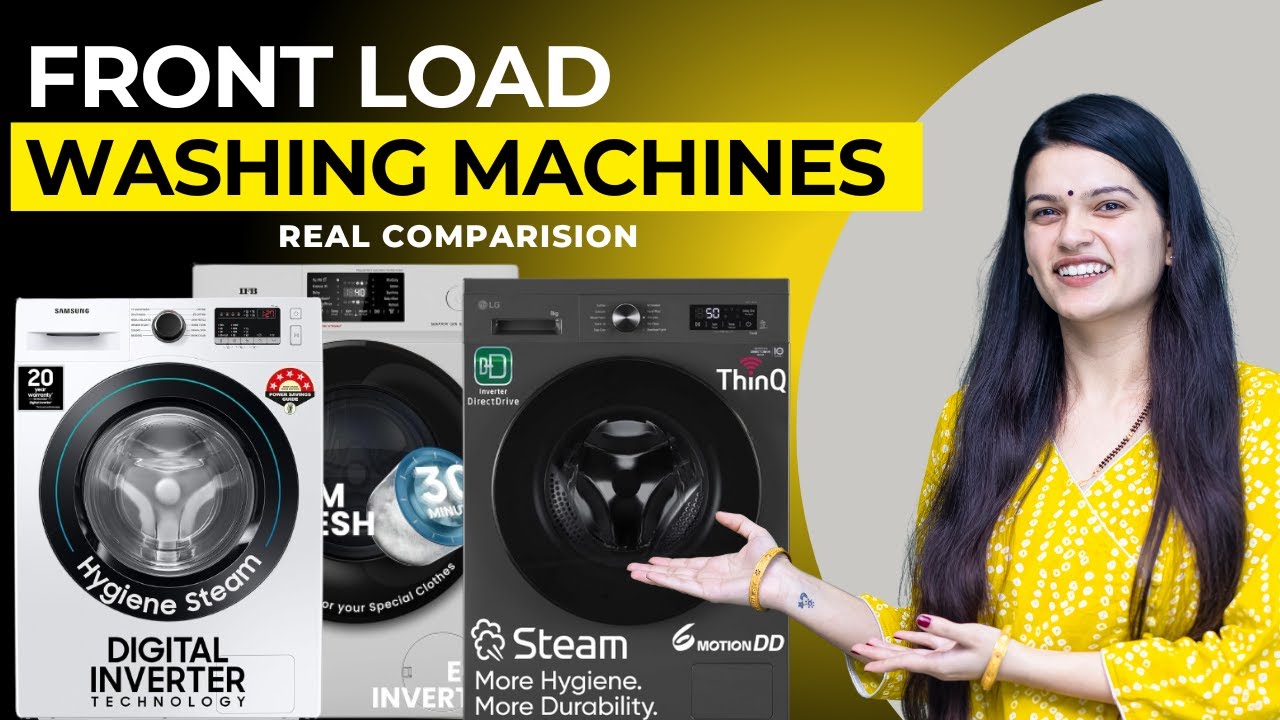 Top 5 Front Load Washing Machines 2026 India 🔥 | LG vs Samsung vs IFB ...
