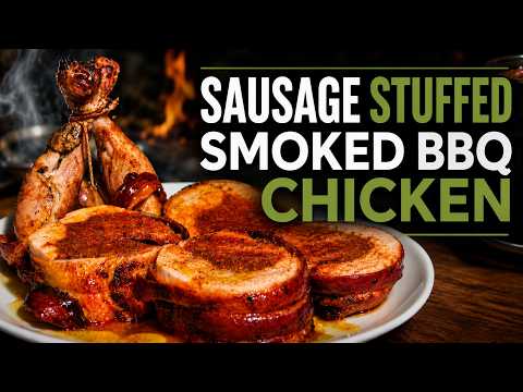 SMOKED & STUFFED CHICKEN 🍗 | Easy BBQ Recipe with Ben Lippett