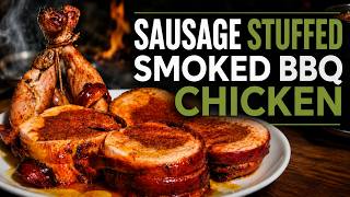 SMOKED & STUFFED CHICKEN 🍗 | Easy BBQ Recipe with Ben Lippett
