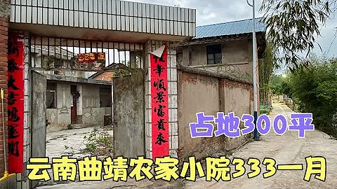 云南曲靖，占地300平的农家小院，出行生活方便，只要333块一月 - 天天要闻