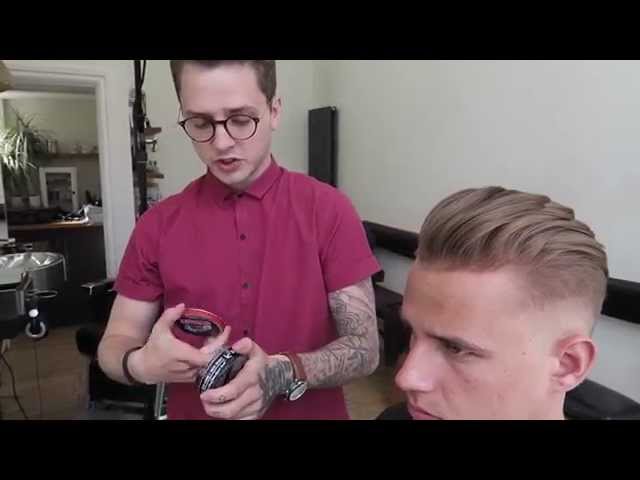 Men's Hairstyle : How to Style the Pompadour Fade .👔👕👌