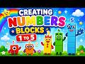 How to Make Numbers Blocks (1-5)