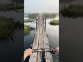 POV: Wooden Boardwalk Marsh Ride#bikeride #cycling #pov #viral #shorts