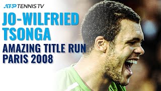 Jo-Wilfried Tsonga's Amazing Title Run! | Paris 2008