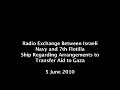 Radio Exchange Between Israeli Navy and 7th Flotilla Ship Regarding Transfer of Aid to Gaza