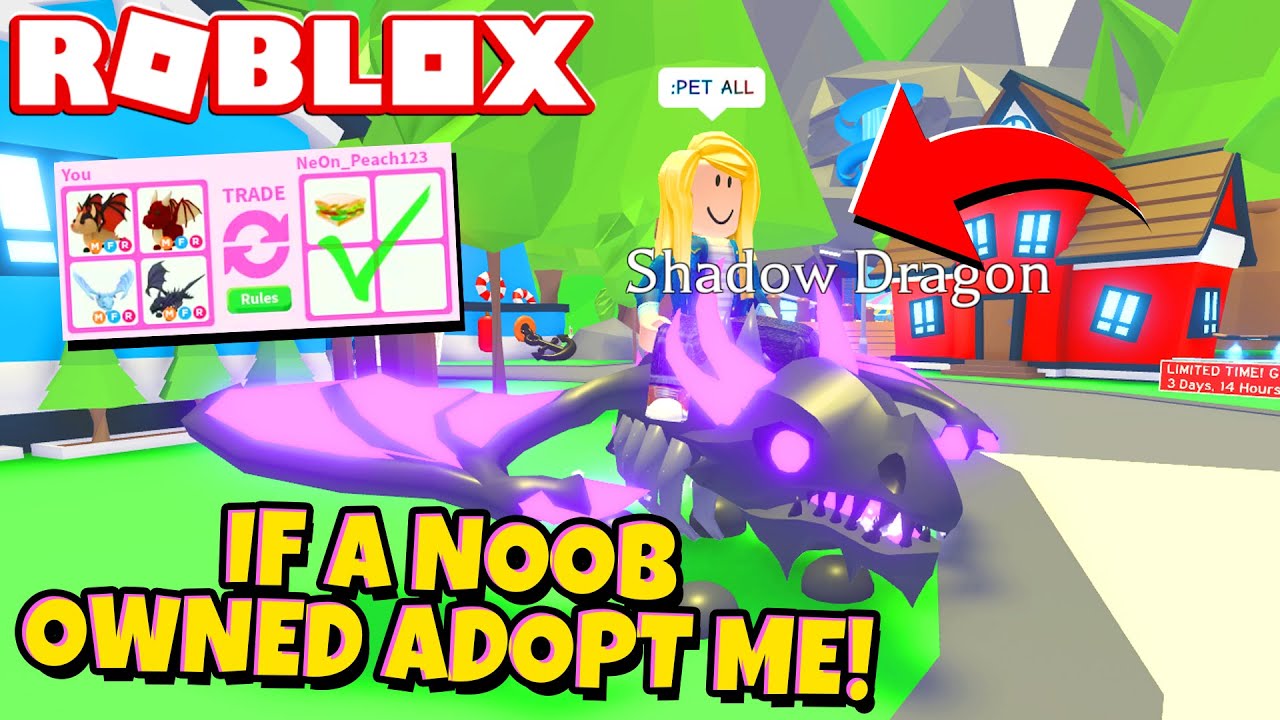 If A Noob Owned Adopt Me Roblox - biggy man roblox