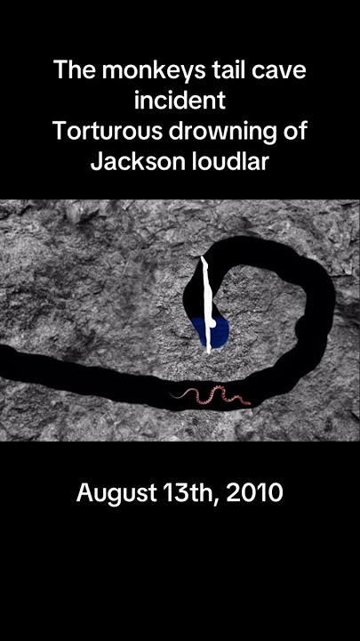Jackson Loudlar’s drowning at the monkeys tail cave #cave #caves #caver #cavers #caving #cavern