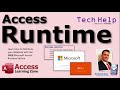 Distributing Your Database with the Free Microsoft Access Runtime Edition Developer Extensions