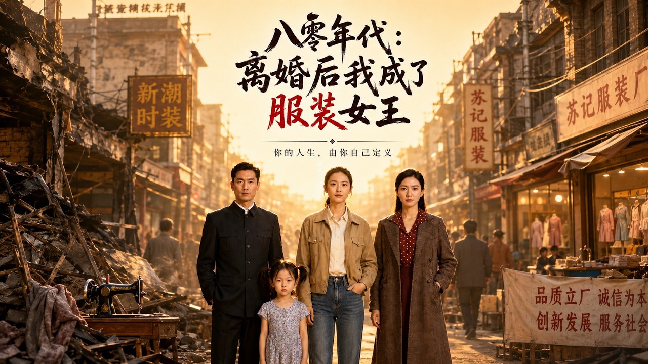 【強推】被丈夫家暴淨身出戶，她靠縫紉逆襲成上市女總裁！《八零年代:離婚後我成了服裝女王》#一口氣看完 #完結文 #情感 #短劇 #重生 #逆襲 #曹操孟德
