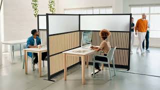 Luxor Room Divider System | Build Flexible Workspaces Without Construction