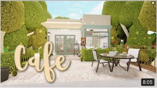 Café build in bloxburg/ 5k